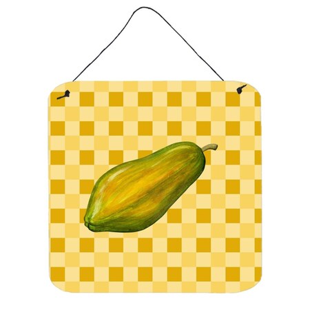 Carolines Treasures Whole Papaya on Basketweave Wall or Door Hanging Prints BB7241DS66